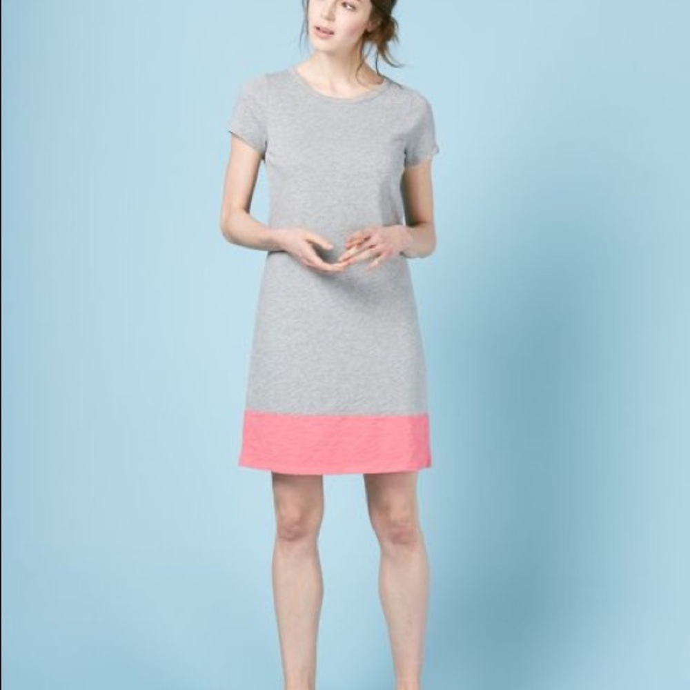 Boden Gray and Pink Dress